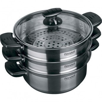 Пароварка трехуровневая RONDELL 26 см 10,8 л RDS-007